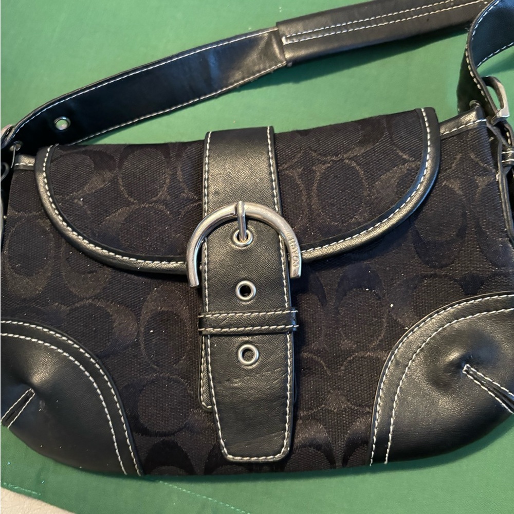 Black Coach shoulder bag